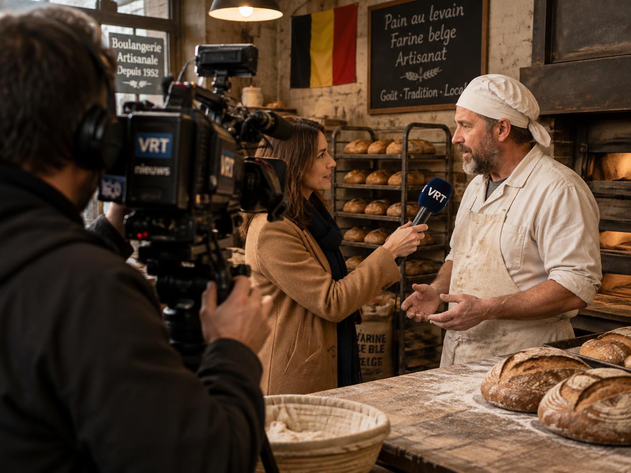 Opnames van De Branche Expert bij een bakker